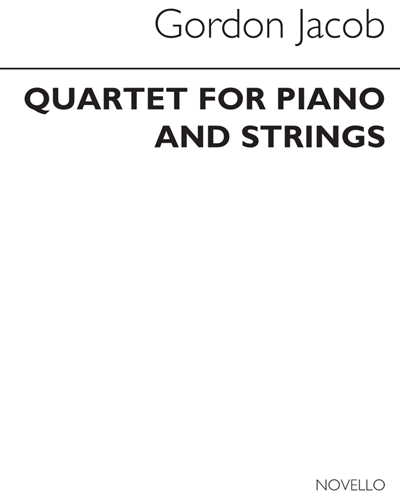 Quartet for Piano and Strings — Gordon Jacob