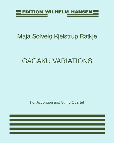 Gagaku Variations — Maja Solveig Kjelstrup Ratkje