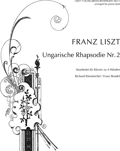 Hungarian Rhapsody No. 2, S. 244/2, S. 359/4, S. 621/4 — 李斯特
