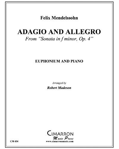 Adagio - Allegro (from 'Violin Sonata in F minor, op. 4') — 门德尔松