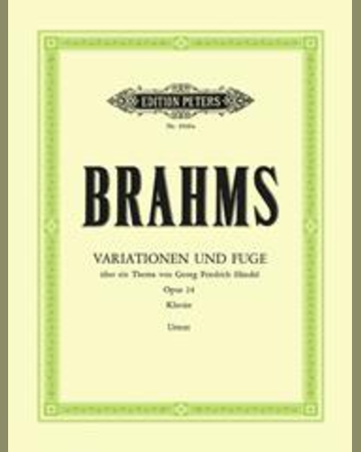 Variations and Fugue on a Theme of Handel, Op. 24 — 勃拉姆斯