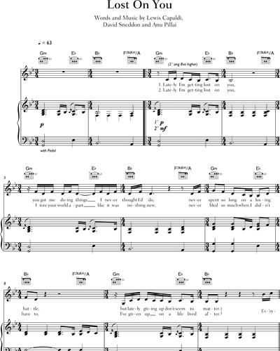 Lost On You — Lewis Capaldi