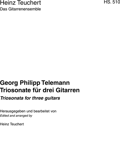 Triosonate für drei Gitarren — 泰勒曼