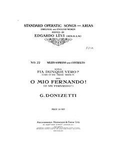 O Mio Fernando (from 'La Favorita') — Gaetano Donizetti