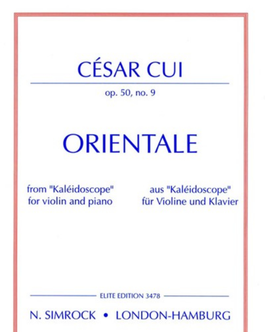 Orientale, op. 50/9 (from 'Kaléidoscope') — 居伊