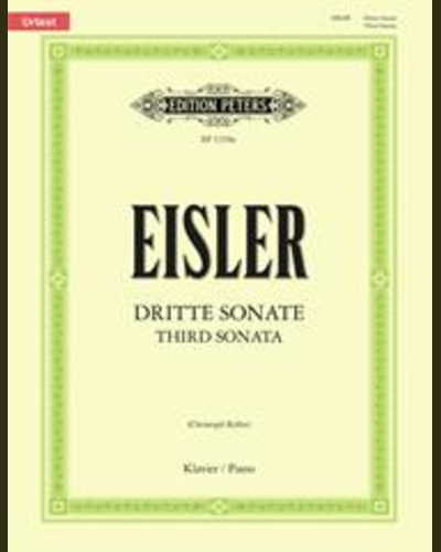 Third Sonata — Hanns Eisler