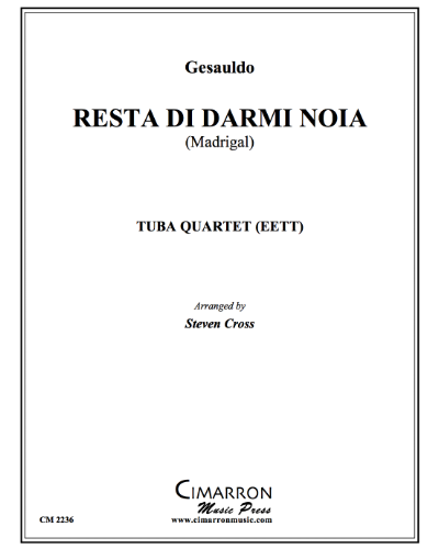 Resta di darmi noia, op. 14 — 杰苏阿尔多