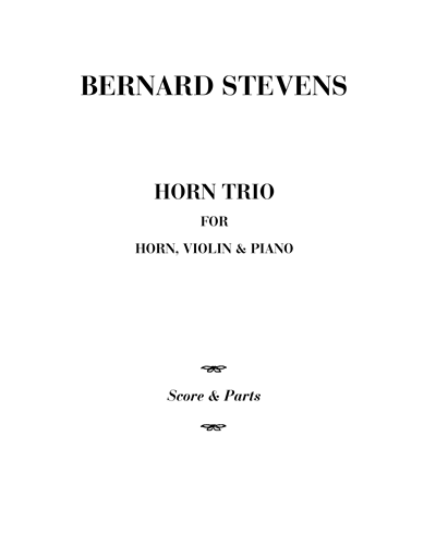 Horn Trio — Bernard Stevens