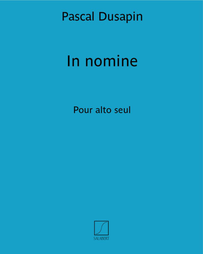 In nomine — 帕斯卡尔·迪萨潘