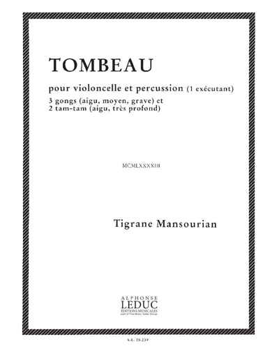 Tombeau — Tigran Mansurian