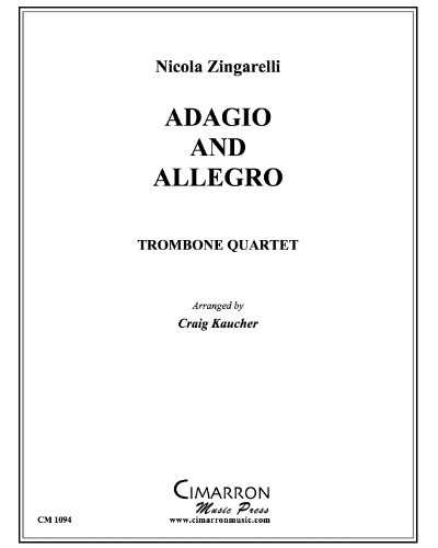 Adagio and Allegro — Niccolò Antonio Zingarelli