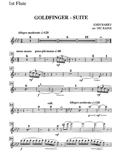 Goldfinger: Suite — 约翰·巴里