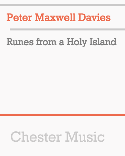 Runes from a Holy Island — 马克斯韦尔·戴维斯