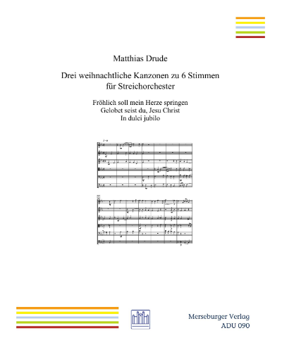 Three Christmas Canzonas for 6 Voices — Matthias Drude