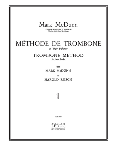 Méthode de trombone — Mark McDunn