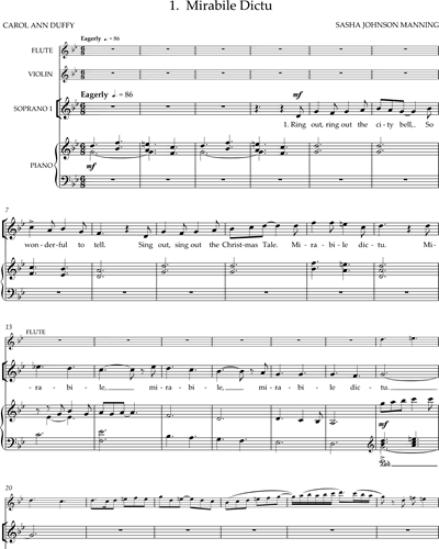 The Manchester Carols (SSA Version) — Sasha Johnson Manning