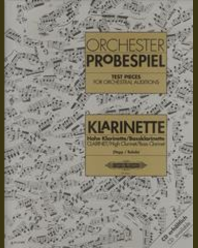 Test Pieces for Orchestral Auditions: Clarinet — Various