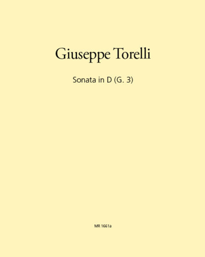 Sonata in D, G. 3 — 托雷利