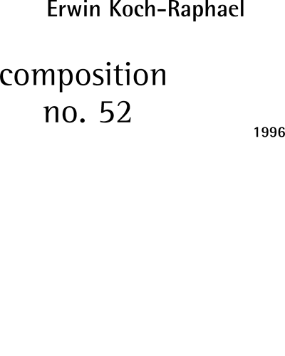 Composition No. 52 — Erwin Koch-Raphael