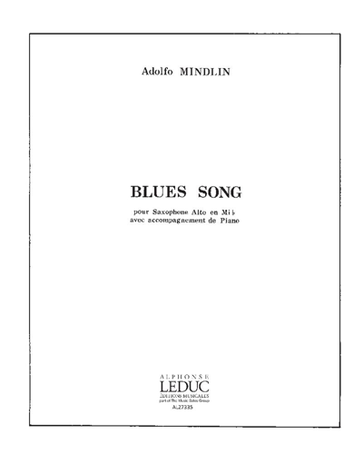 Blues Song — Adolfo Mindlin