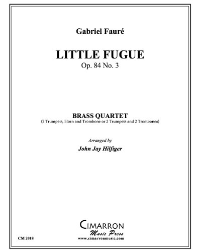Little Fugue, op. 84 No. 3 — 福雷