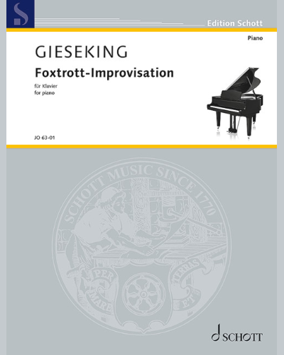 Foxtrot Improvisation — Walter Gieseking
