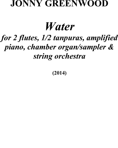 Water — Jonny Greenwood