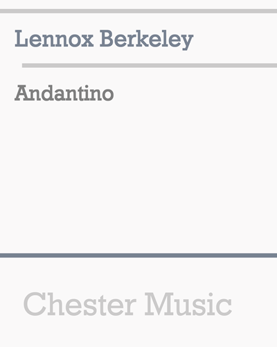 Andantino — Lennox Berkeley