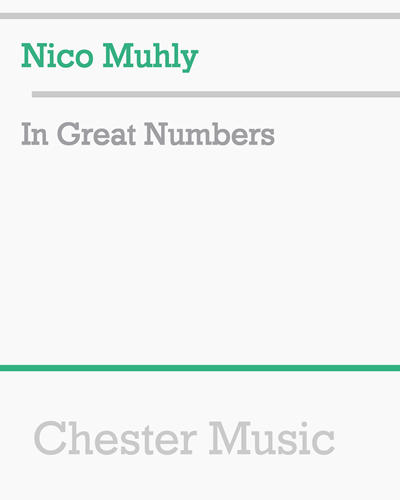 In Great Numbers — Nico Muhly