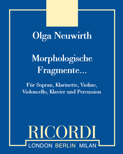 Morphologische Fragmente... — 奥尔加·诺伊维特