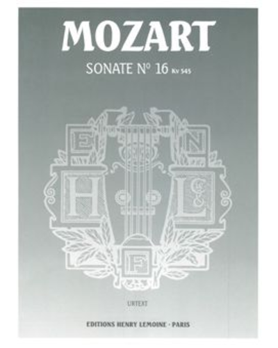 Sonata No. 16 in C major, K. 545 — Wolfgang Amadeus Mozart