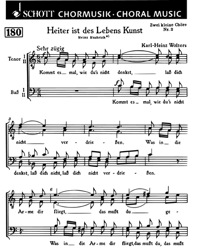 Zwei kleine Chöre — Karl-Heinz Wolters