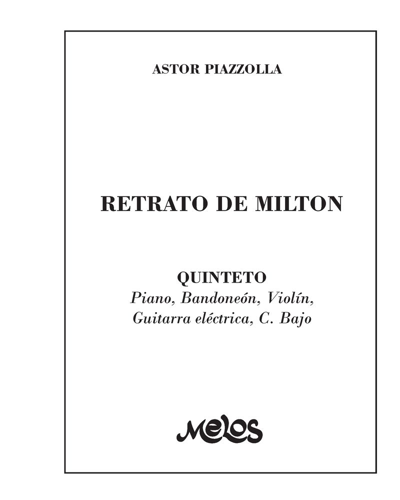 Retrato de Milton — 皮亚佐拉