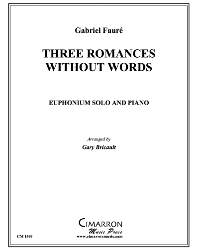 3 Romances Without Words — Gabriel Fauré