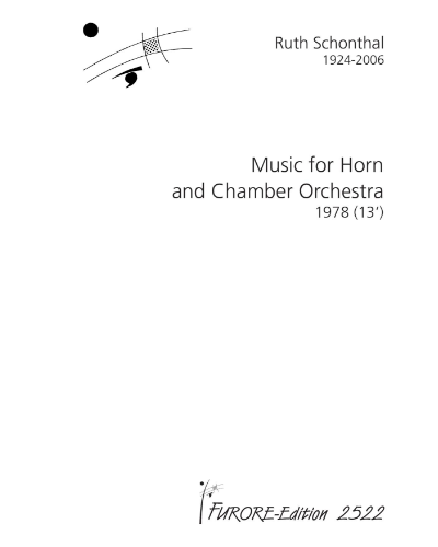 Music for Horn and Chamber Orchestra — Ruth Schönthal