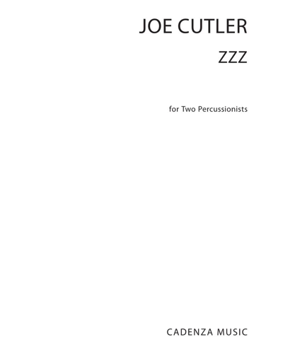 Zzz — Joe Cutler