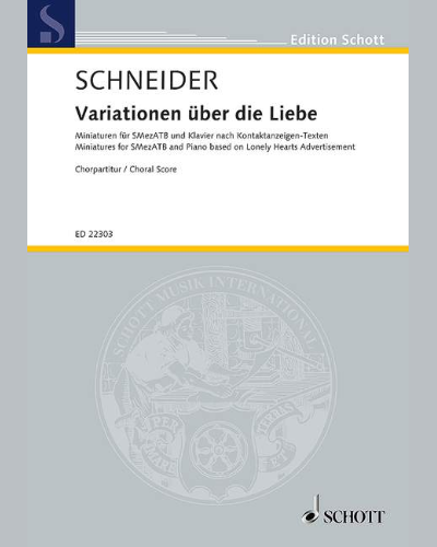 Variationen über die Liebe — Enjott Schneider
