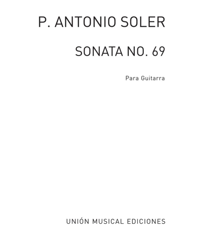 Sonata No. 69 — 安东尼奥·索勒