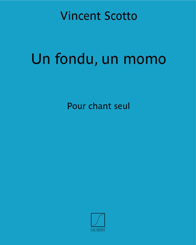 Un fondu, un momo (6/8 one-step chanté de l’opérette "Au pays du soleil") — Vincent Scotto