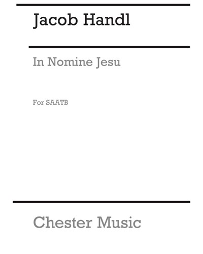 In nómine Jesu — Jacob Handl Gallus