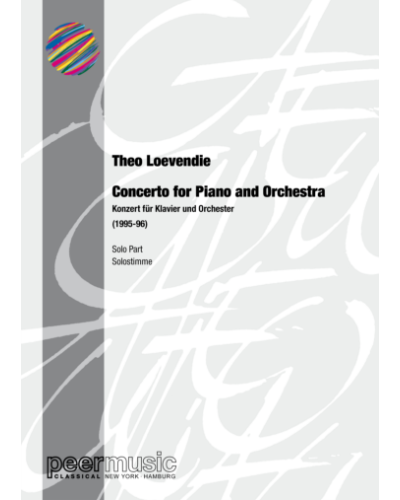 Concerto for Piano and Orchestra — Theo Loevendie