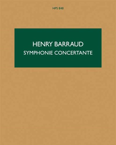 Symphonie Concertante — Henry Barraud