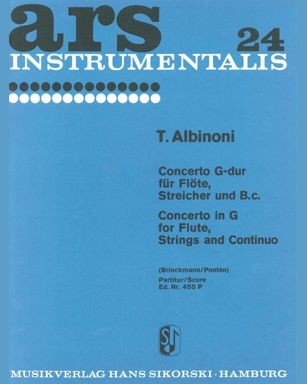 Concerto in G major — Tomaso Albinoni