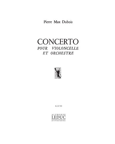 Concerto pour Violoncelle et Orchestre — Pierre-Max Dubois