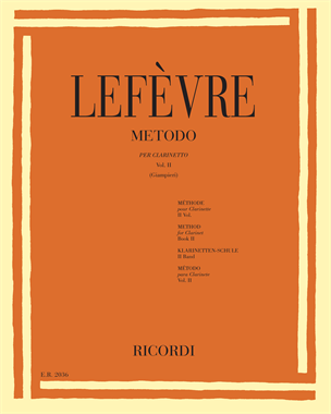 Metodo per clarinetto, Vol. 2 — Jean-Xavier Lefèvre