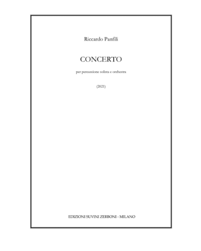Concerto for Percussion and Orchestra — Riccardo Panfili