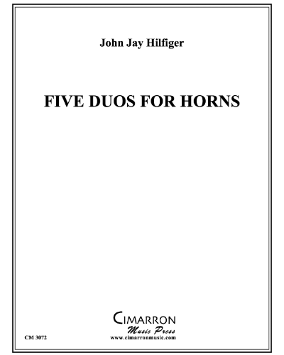 Five Duos for Horn — John Jay Hilfiger
