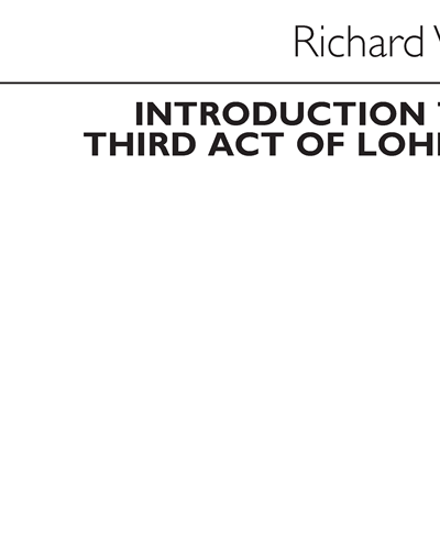 Introduction to the Third Act of Lohengrin — Richard Wagner