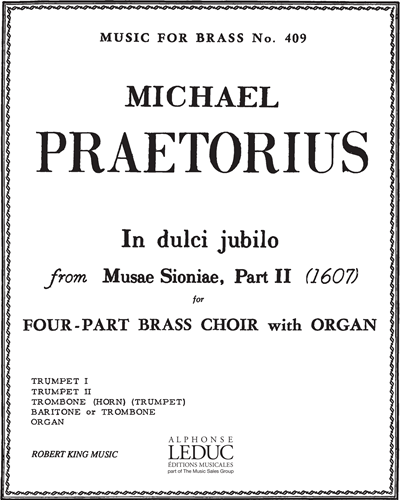 In dulci jubilo (from "Musae Sioniae, Part II", 1607) — 普雷托里乌斯
