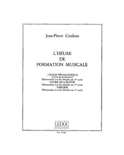 The Music Theory Hour — Jean-Pierre Couleau